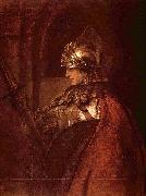 Rembrandt Peale Mann mit Rustung Spain oil painting artist